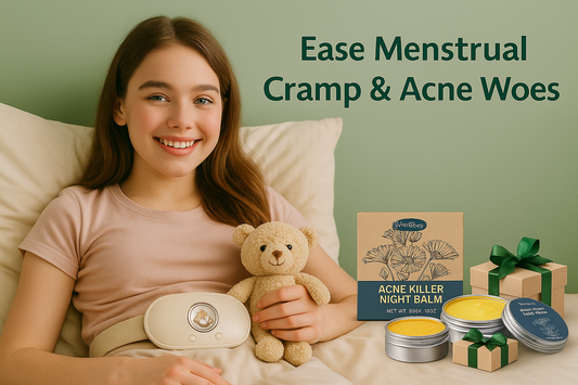 Cozy Relief Heating Belt Includes a FREE acne removal cream 🎁