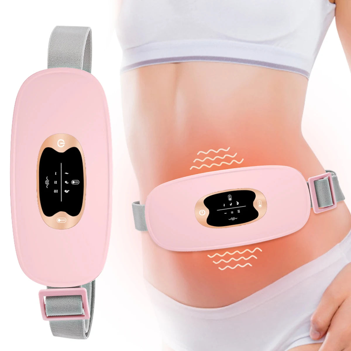 Comfort Heat Massage Belt – Natural Relief for Menstrual Cramps